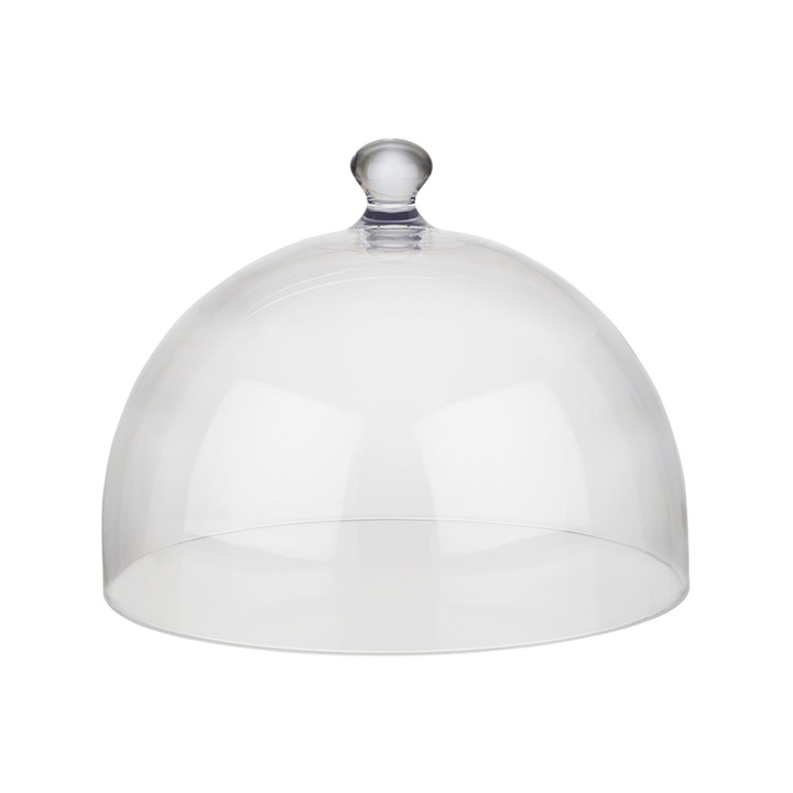 Capac rotund, cloche din policarbonat, dimensiuni ∅ 30 x 22 cm