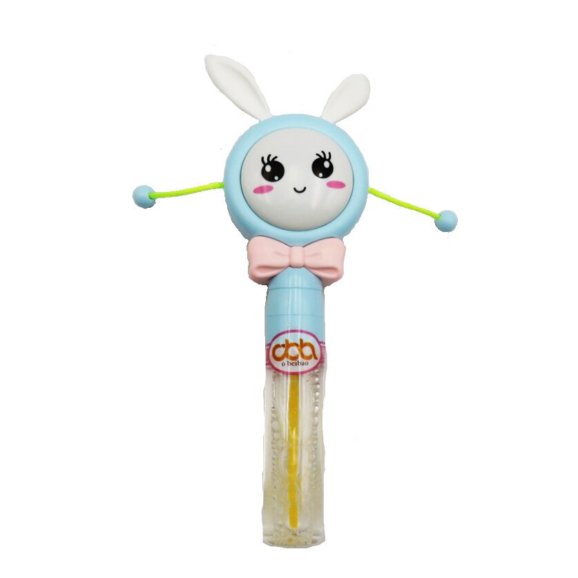 Jucarie de facut baloane , forma de iepure albastru ,25cm