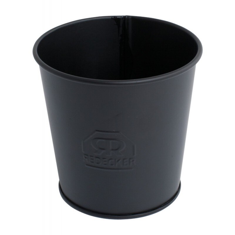 Suport metalic negru pentru periute dinti, 10 cm