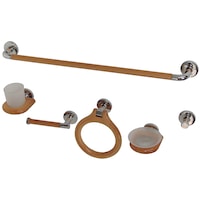 Accesorii baie EvoSanitary 1214, Set 6 piese
