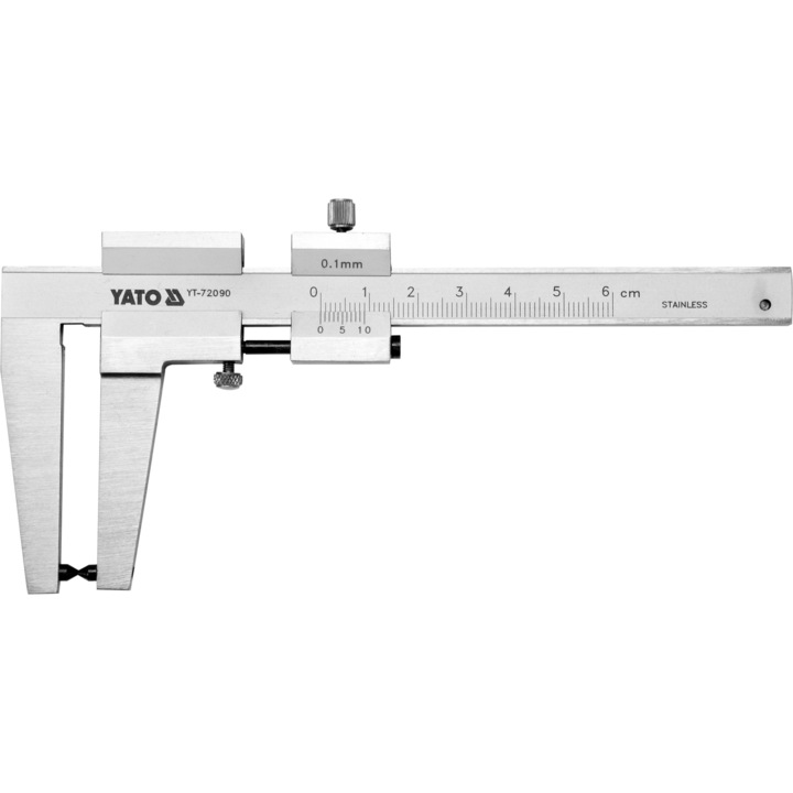 Tolómérő 160mm, 0-60mm YATO YT-72090