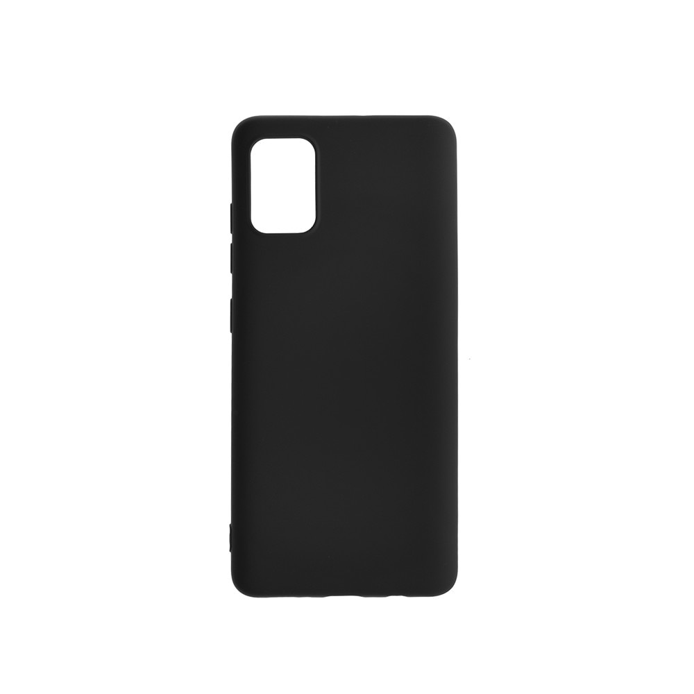 Husa de protectie spate Level pentru Samsung Galaxy A51, Silicon, Negru