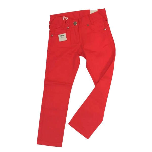 Pantaloni fete iDO, rosu, Rosu
