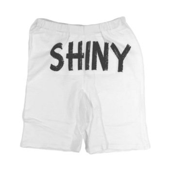 Pantaloni fete iDO, 12 ani, alb, model cu text Pantaloni fete iDO, 12 ani, alb, model cu text