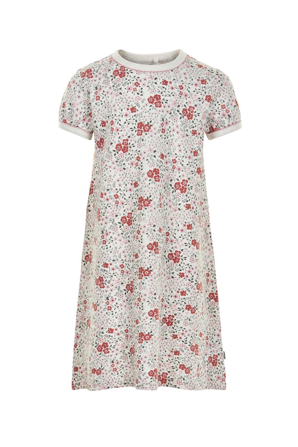 CeLaVi, Camasa de noapte cu model floral, Alb prafuit/Roz