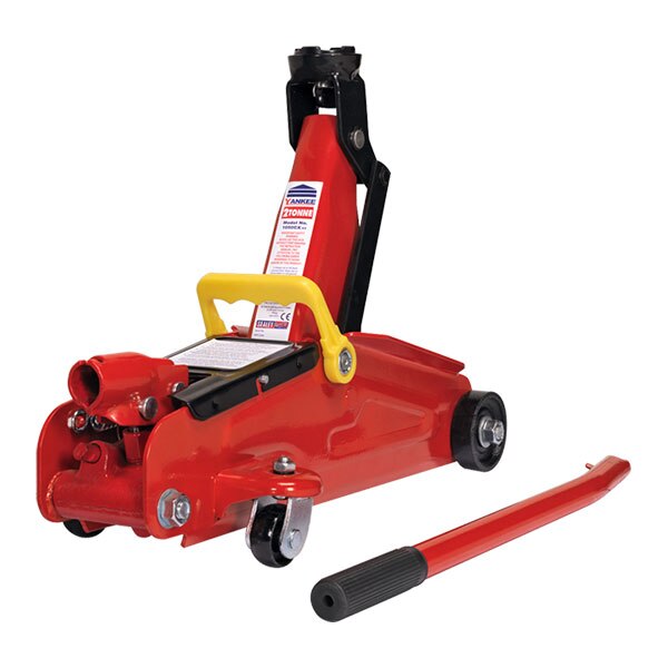 Cric hidraulic mobil tip crocodil SEALEY, 2 Tone, Rosu