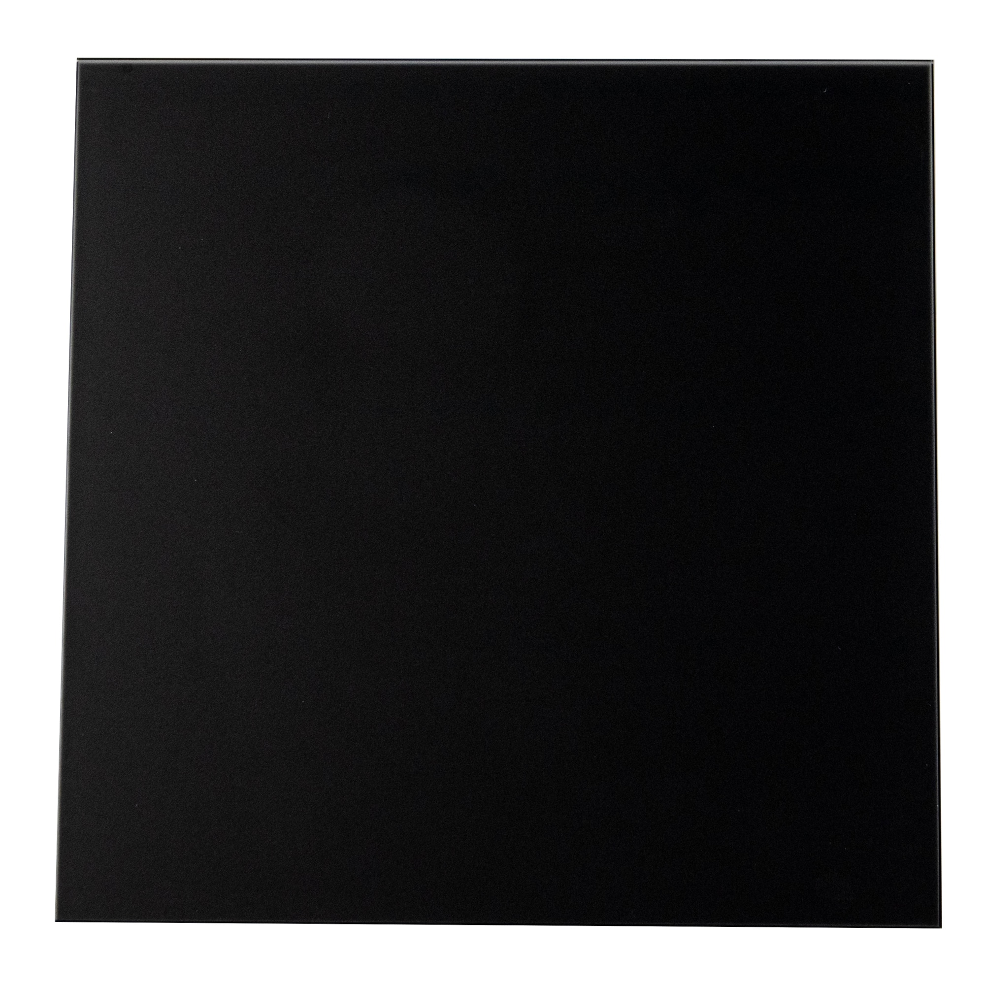 Panou frontal airroxy model dRim din sticla, 175x175, Negru Mat