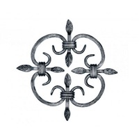 ornament central pentru balustrada poarta si gard stift lux design fier forjat 16x16cm imagen 25_0_
0
