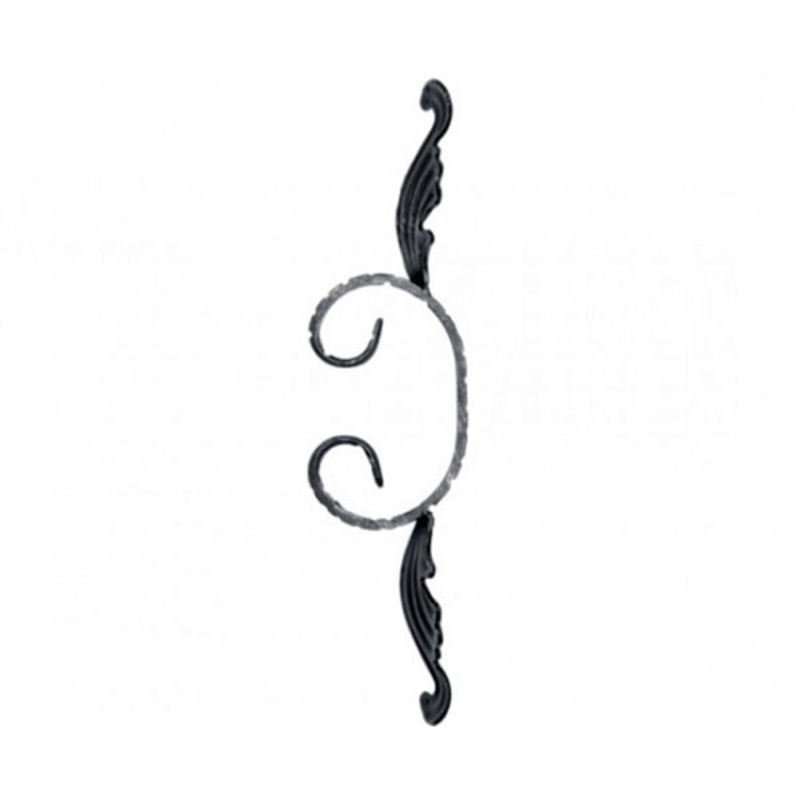 Element C pentru balustrada si poarta, Stift Lux Design, Fier Forjat, 30x7.5cm