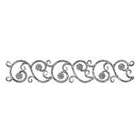 brau decorativ pentru balustrada poarta si gard stift lux design fier forjat 97x17cm imagen 44_0_
0