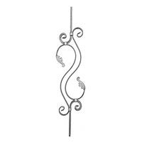 montant pentru balustrada si poarta stift lux design fier forjat 90x23cm imagen 55_0_
0