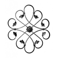 ornament central pentru balustrada poarta si gard stift lux design fier forjat 59x51cm imagen 46_0_
0