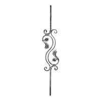 montant pentru balustrada si poarta stift lux design fier forjat 90x17cm imagen 25_0_
0