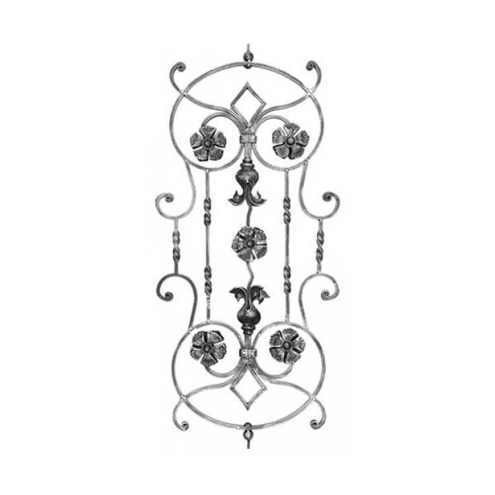 Montant drept, Stift Lux Design, Fier Forjat, 90x30cm