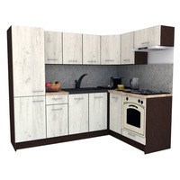 set bucatarie de colt gena new 3 dr 160-230 genarom cu corp de cuptor wenge  decor k001 imagen 54_0_
0