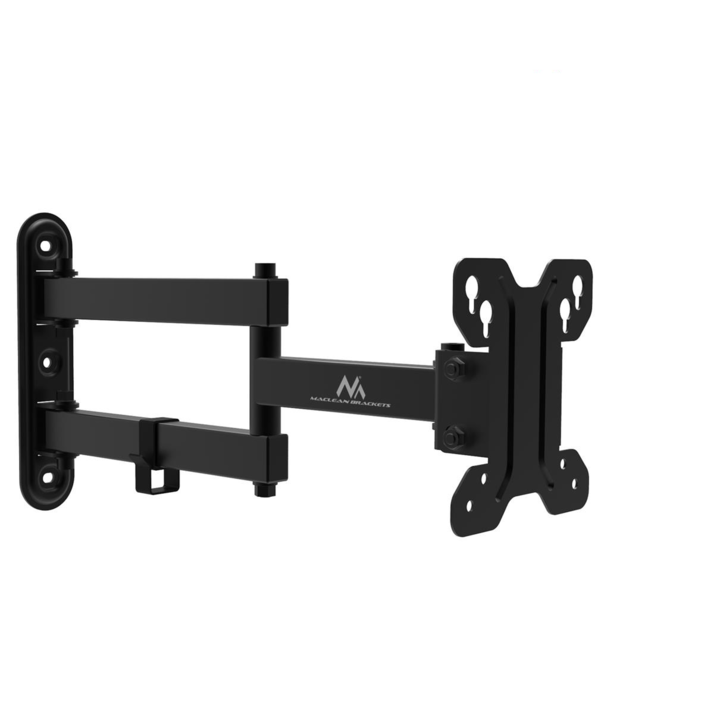 Стенна стойка за телевизор Maclean MC-740, 13-23 ", 30 кг, черна