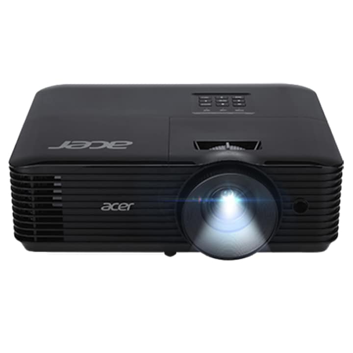 Videoproiector Acer X128HP, DLP 3D, XGA, 4000 Lumeni, Negru