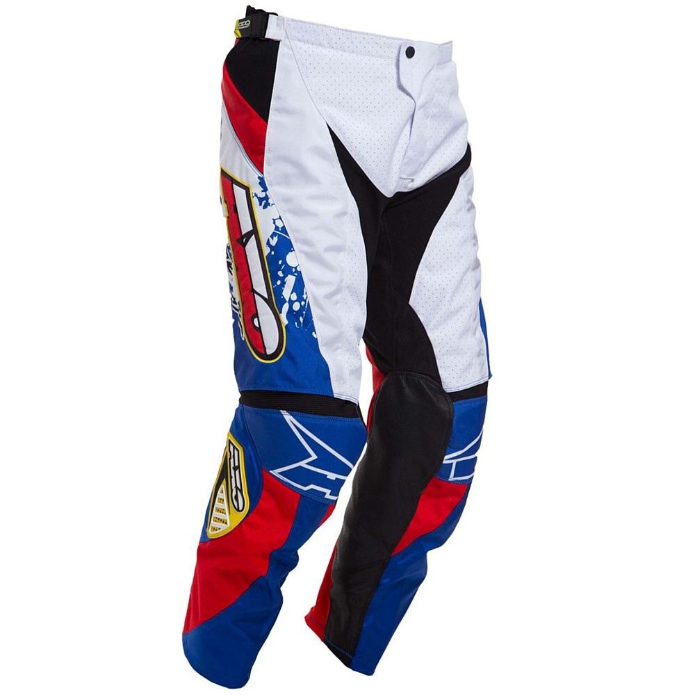Pantaloni Moto AXO Peak, Albastru/Alb, Marime 48