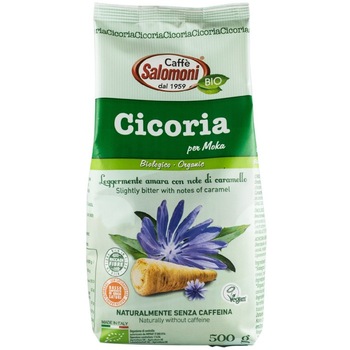 Bautura din cicoare BIO, 0% cofeina - 500 g Salomoni Bautura din cicoare BIO, 0% cofeina - 500 g Salomoni