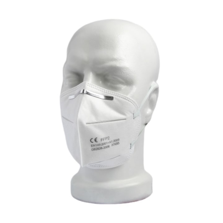 Медицинска маска FFP2 KN 95, Опаковка 2 бр., 6 пласта за многократна употреба