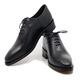 Pantofi de culoare neagra, PaPrezzo din Piele Naturala, Eleganti, marimea 42 EU