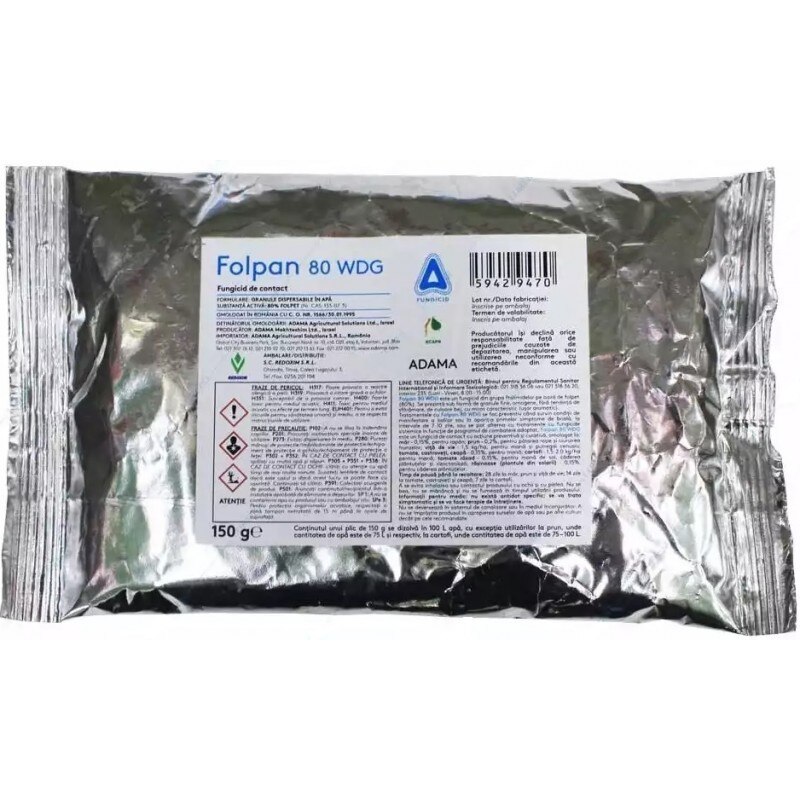 Fungicid - Folpan 80 WDG, 150 gr