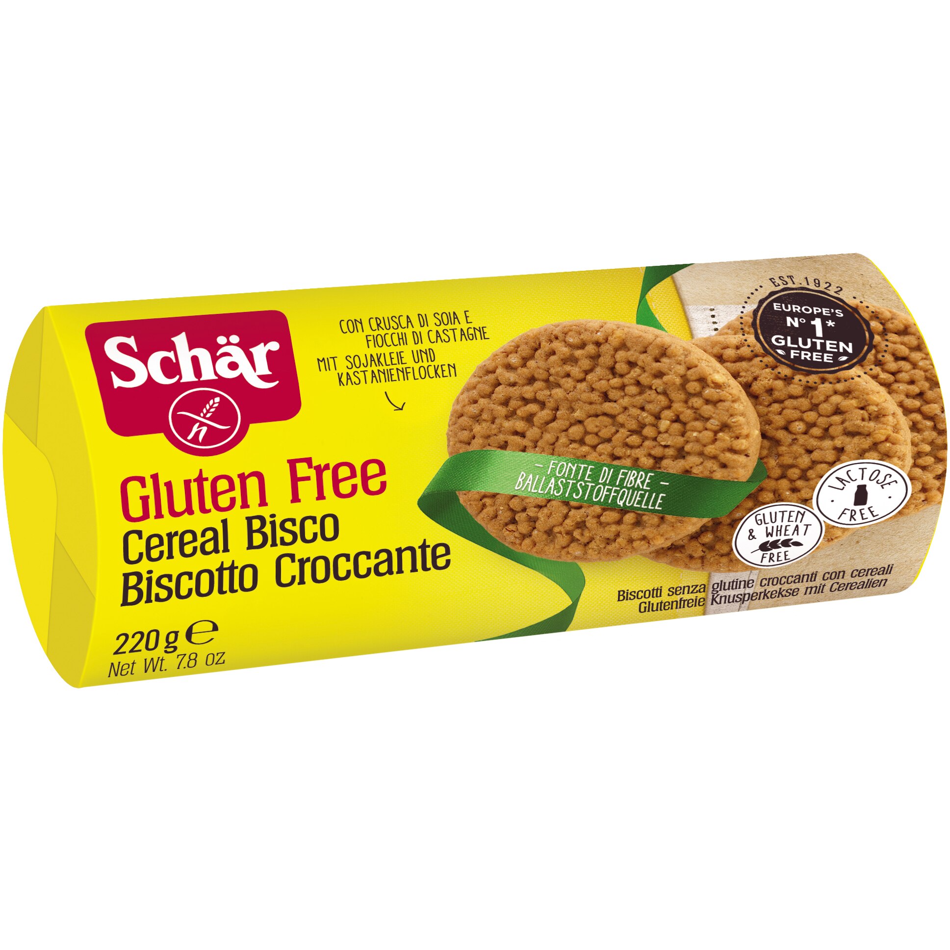 Biscuiti crocanti fara glutenCereal Bisco, Schar 220gr