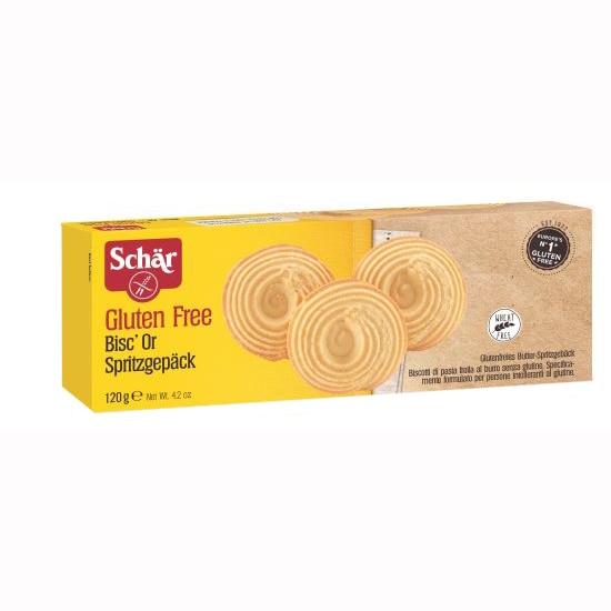 Biscuiti cu unt fara gluten Bisc'Or, Schar 120gr