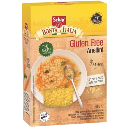 Paste anellini fara gluten, Schar 250gr