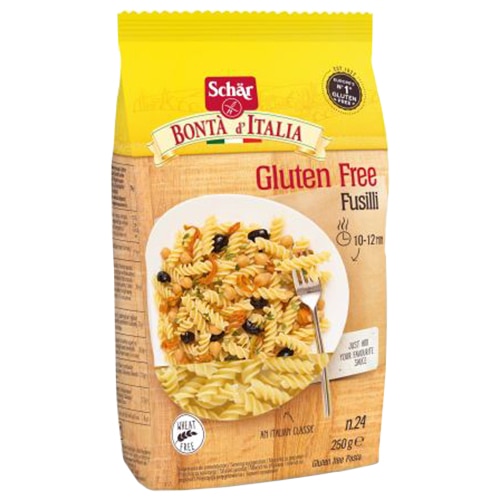 Fusilli fara gluten, Schar 250gr
