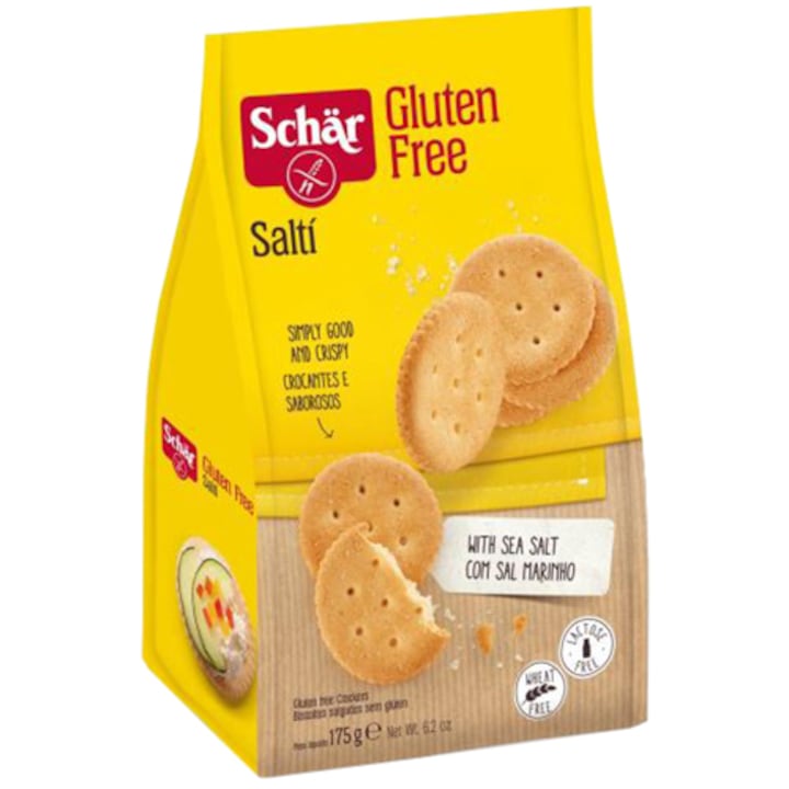 Biscuiti sarati fara gluten Salti, Schar 175gr