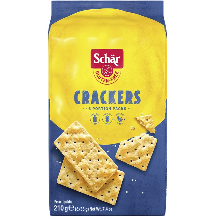 Crackers fara gluten Schar 210gr