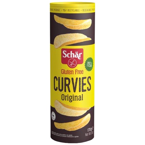 Chips original fara gluten Curvies, Schar 170gr