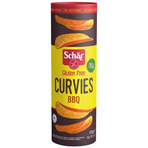 Chips barbeque fara gluten Curvies, Schar 170gr