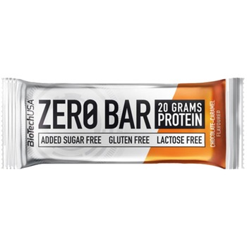 Baton proteic caramel fara gluten si zahar, Biotech 50gr Baton proteic caramel fara gluten si zahar, Biotech 50gr