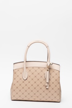 NINE WEST, Geanta de piele ecologica cu bareta de umar Charlize, Maro nisip NINE WEST, Geanta de piele ecologica cu bareta de umar Charlize, Maro nisip