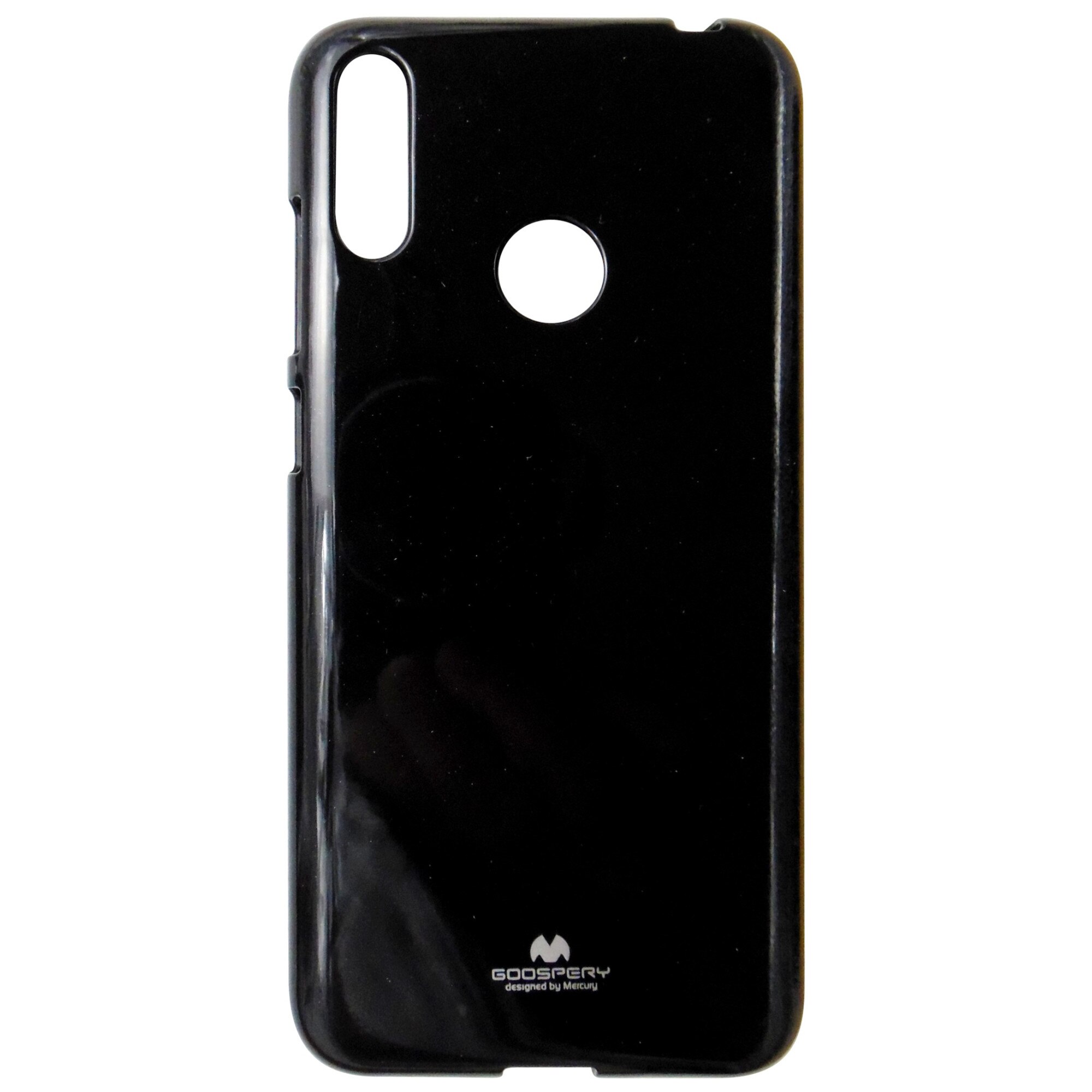Husa silicon TPU Mercury Jelly Pearl neagra pentru Huawei Y7 / Y7 Pro