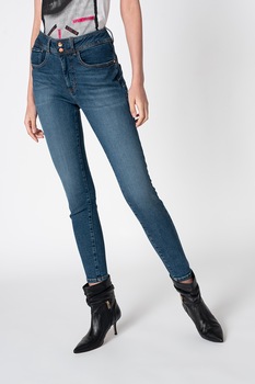 GUESS JEANS, Blugi super skinny, Albastru, M-L28 GUESS JEANS, Blugi super skinny, Albastru, M-L28