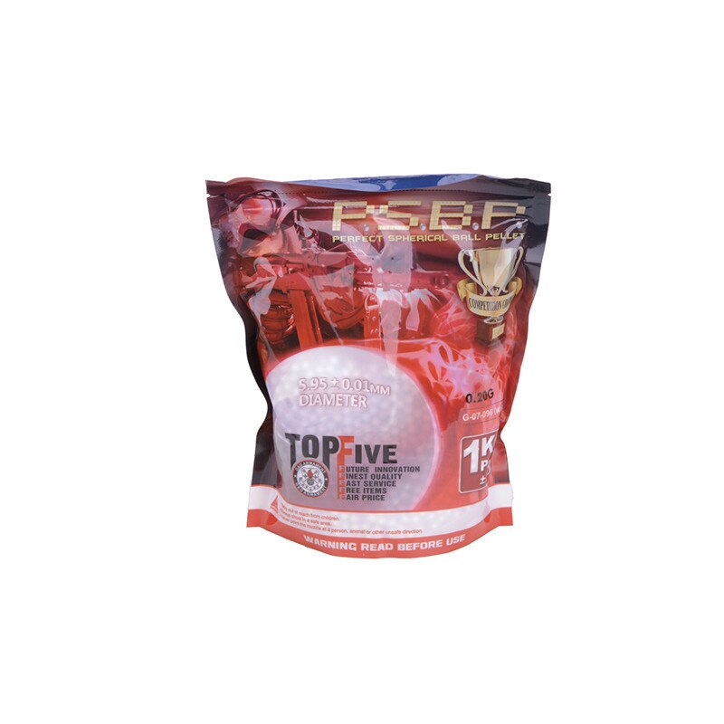 Bile Airsoft P.S.B.P G&G 0.20g 1kg, albe