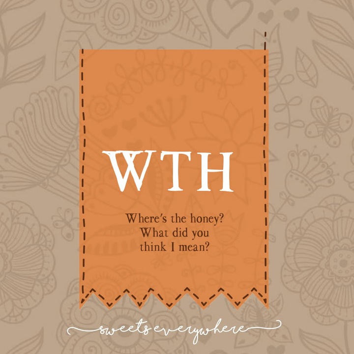 Urs Plus in cutie cu mesaj personalizat "Wth", 12.5 x 9 cm