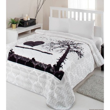 Patura Lux Jolina Ozdilek , 200 x 240 , culoare alb Patura Lux Jolina Ozdilek , 200 x 240 , culoare alb