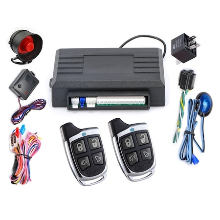 Alarma auto cu 2 telecomenzi X-57