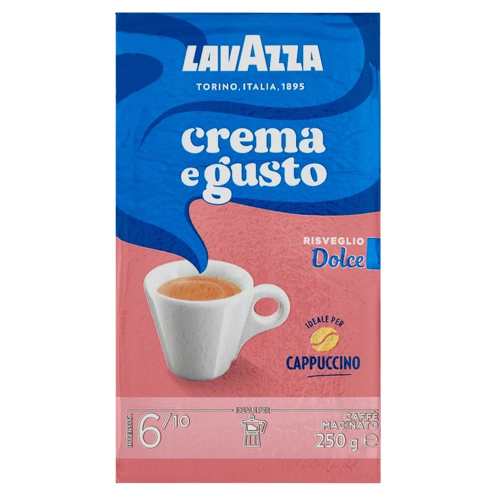 Cafea Lavazza Crema e Gusto Dolce, 250 g