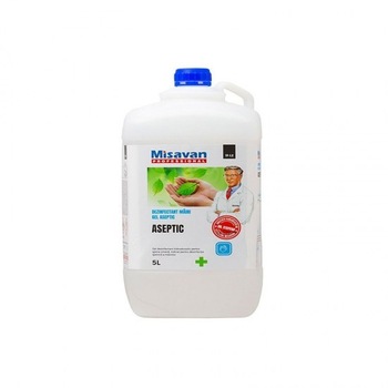 Gel dezinfectant pentru maini 5L, antibacterian, DR.STEPHAN ASEPTIC Gel dezinfectant pentru maini 5L, antibacterian, DR.STEPHAN ASEPTIC