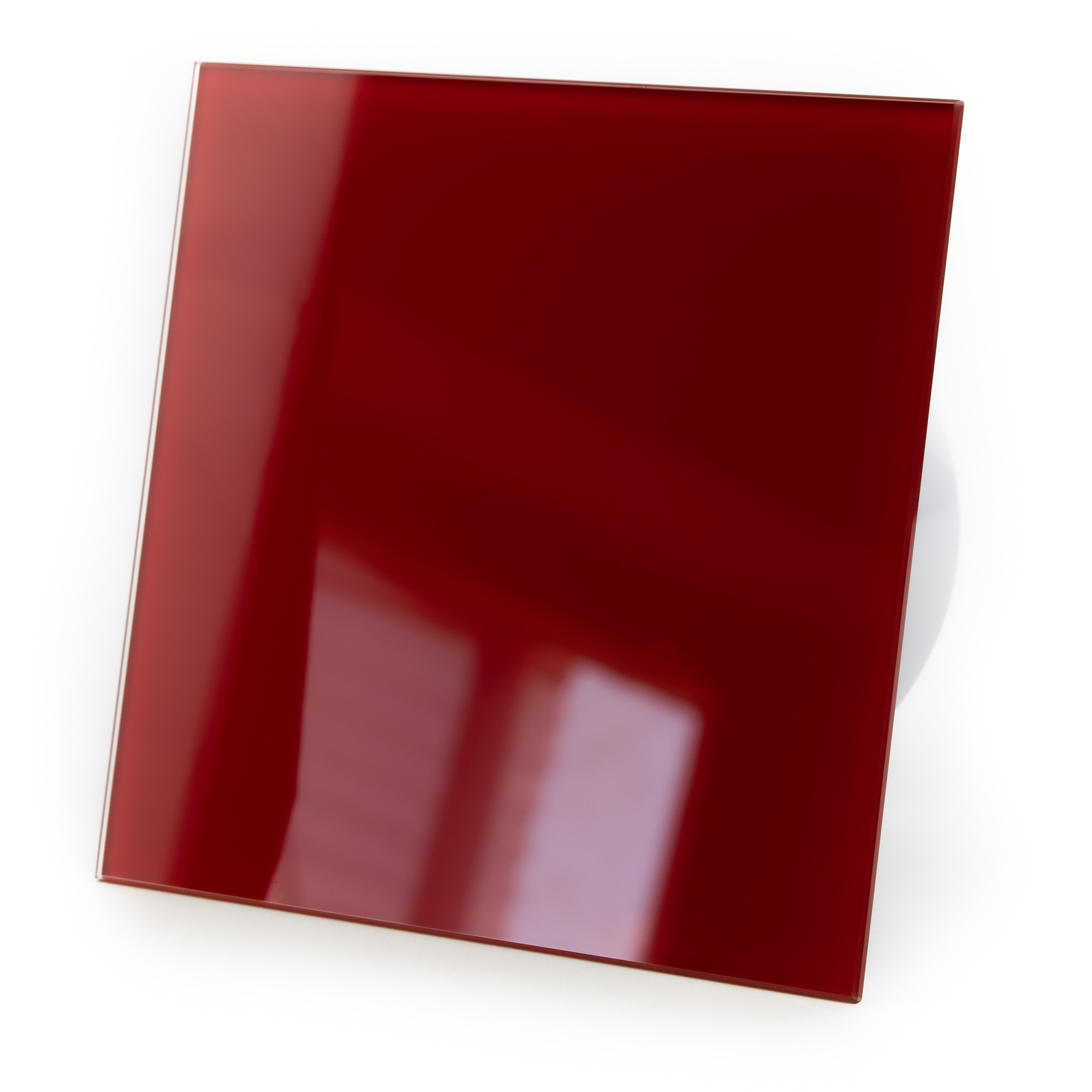 Panou frontal airroxy model dRim din sticla, 175x175, Rosu