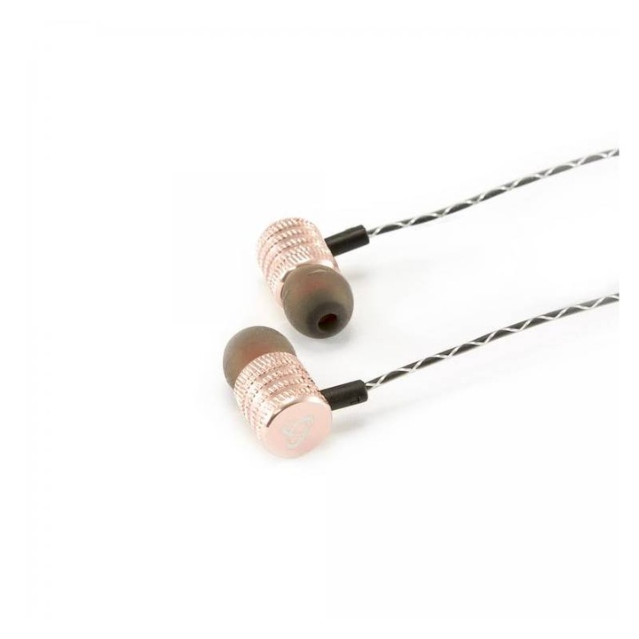 Sbox EP-902P с микрофон, розови слушалки