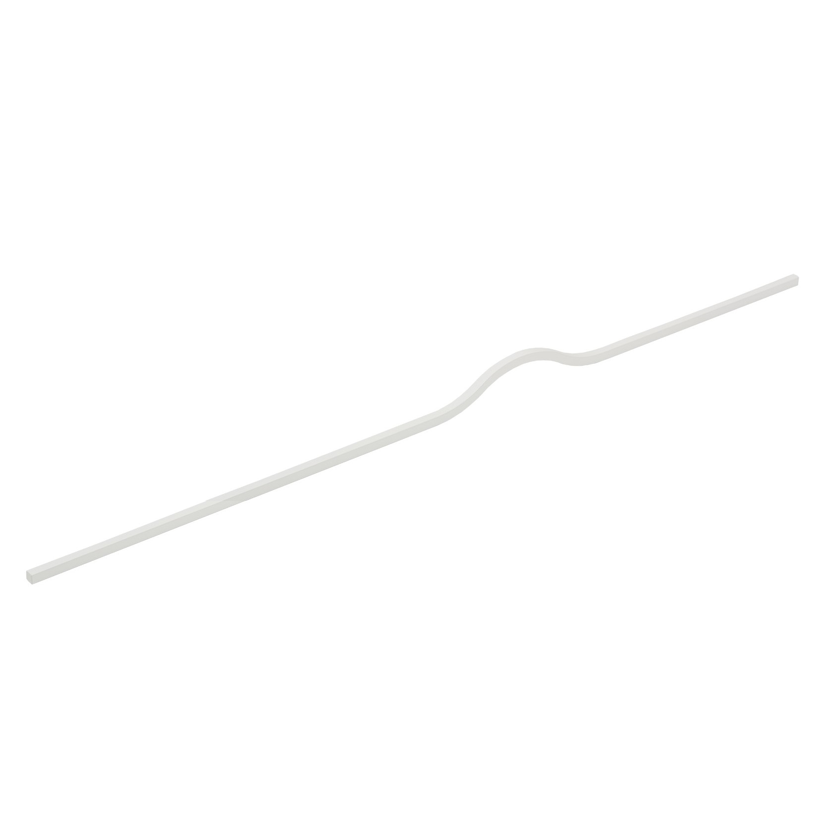 Maner pentru mobilier Brave, alb mat, L 1040 mm