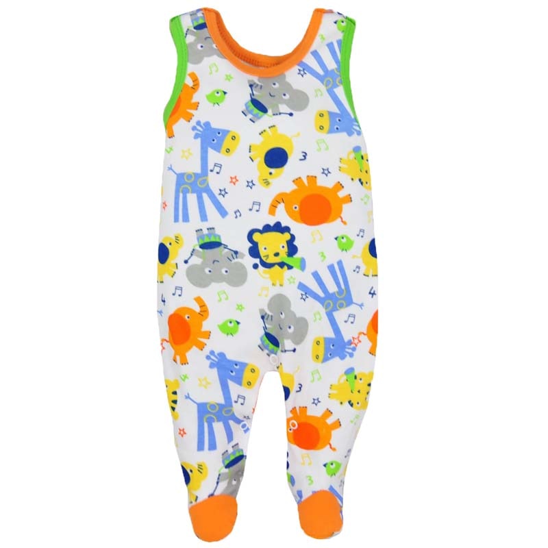 Salopeta fara maneci fetite Koala Zoo 3172P, Multicolor, 74 cm