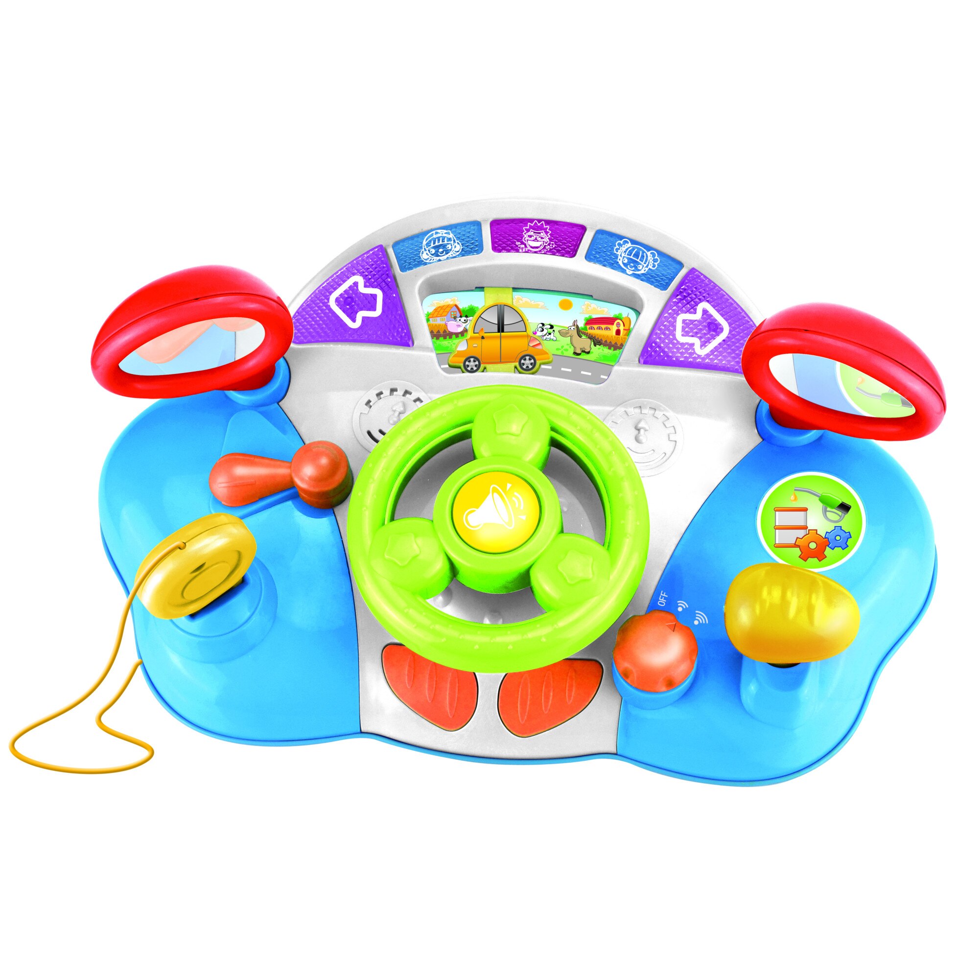 Jucarie interactiva bebelusi, Jocca, Multicolor, 36 * 24,5 * 14,5 cm