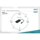 Adaptor USB 3.0 - Ethernet Gigabit 2.5, Type C, Digitus